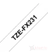 Brother TZe-FX231, khổ 12mm, dài 8m, Black on White, siêu dẻo, chống thấm nước | ⓿❽❻❽❺⓿❺⓿❺❺ | Nhãn in, tem in, giấy in, băng ...