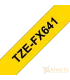 Brother TZe-FX641, khổ 18mm, dài 8m, Black on Yellow, siêu dẻo, chống thấm nước | ⓿❽❻❽❺⓿❺⓿❺❺ | Nhãn in, tem in, giấy in, băng...