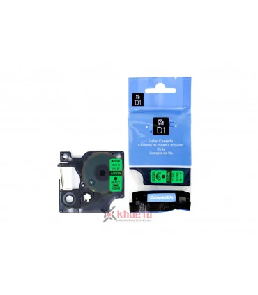 DM-A40919 D1 Tape A40919 9mm x 7m Black on Green | ⓿❽❻❽❺⓿❺⓿❺❺ | Nhãn in, tem in, giấy in, băng nhãn, tape in | khuetu.vn