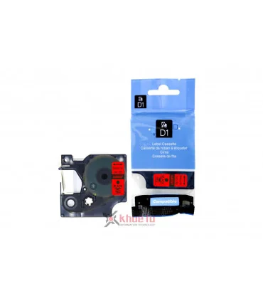 DM-A45807 D1 Tape A45807 19mm x 7m Black on Red | ⓿❽❻❽❺⓿❺⓿❺❺ | Nhãn in, tem in, giấy in, băng nhãn, tape in | khuetu.vn