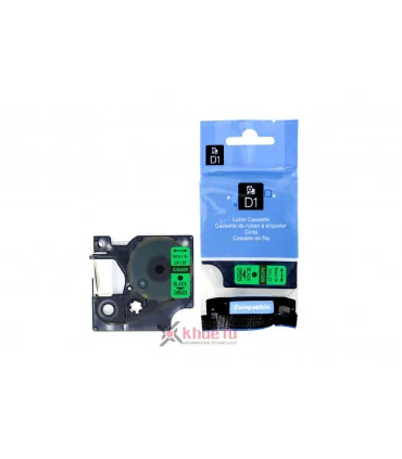DM-A45809 D1 Tape A45809 19mm x 7m Black on Green | ⓿❽❻❽❺⓿❺⓿❺❺ | Nhãn in, tem in, giấy in, băng nhãn, tape in | khuetu.vn