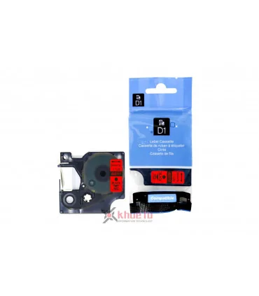 DM-A53717 D1 Tape A53717 24mm x 7m Black on Red | ⓿❽❻❽❺⓿❺⓿❺❺ | Nhãn in, tem in, giấy in, băng nhãn, tape in | khuetu.vn