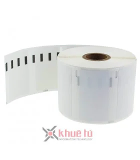 DM-A11354, Black on White, 32mm x 57mm x 1000 labels | ⓿❽❻❽❺⓿❺⓿❺❺ | Nhãn in, tem in, giấy in, băng nhãn, tape in | khuetu.vn