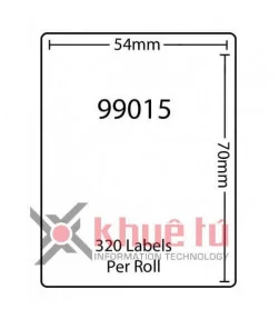DM-A99015, Black on White, 54mm x 70mm x 320 Labels | ⓿❽❻❽❺⓿❺⓿❺❺ | Nhãn in, tem in, giấy in, băng nhãn, tape in | khuetu.vn
