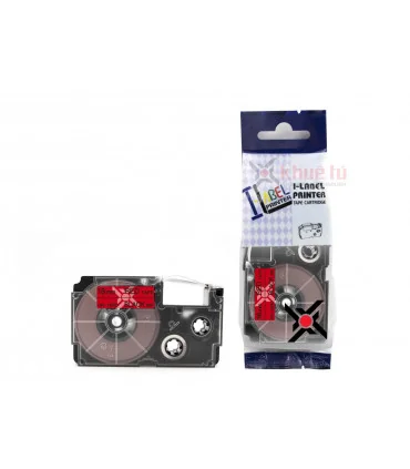 HR-18RD (Black on Red, 18mm) | ⓿❽❻❽❺⓿❺⓿❺❺ | Nhãn in, tem in, giấy in, băng nhãn, tape in | khuetu.vn