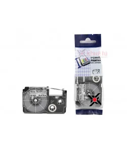 HR-18SR (Black on Silver, 18mm) | ⓿❽❻❽❺⓿❺⓿❺❺ | Nhãn in, tem in, giấy in, băng nhãn, tape in | khuetu.vn