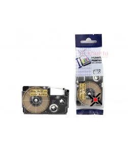HR-24GD (Black on Gold, 24mm) | ⓿❽❻❽❺⓿❺⓿❺❺ | Nhãn in, tem in, giấy in, băng nhãn, tape in | khuetu.vn