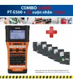 Combo: PT-E500 + 5 Cuộn nhãn 12mm
