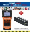 Combo: PT-E500 + 5 Cuộn nhãn 24mm