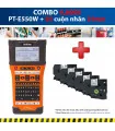 Combo: PT-E550W + 5 Cuộn nhãn 24mm