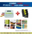 Combo: PT-D210 + 3 Cuộn nhãn 09mm