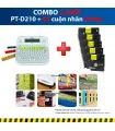 Combo: PT-D210 + 5 Cuộn nhãn 09mm