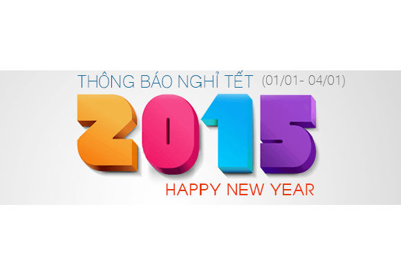 KHUÊ TÚ thông báo lịch nghỉ Tết Dương Lịch 2015