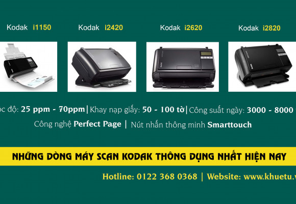Những dòng máy scan Kodak thông dụng nhất  hiện nay