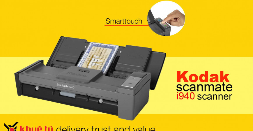 Kodak Scanmate i940 - Tiết kiệm hơn, hiệu quả hơn cho quy trình số hóa tài liệu của bạn
