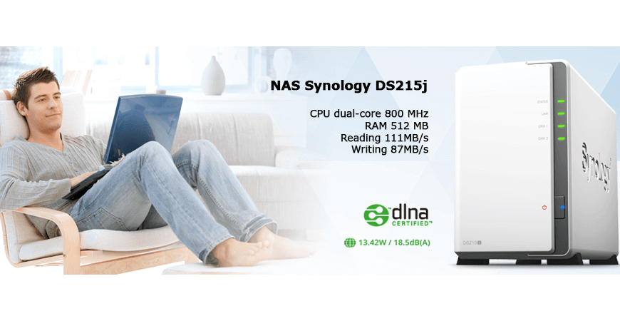 Synology DS215j – tối ưu hóa hiệu suất và chi phí