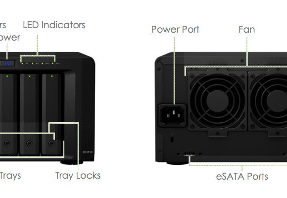 DS1515+ – NAS hỗ trợ 5HDD x 6TB