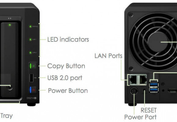DiskStation DS214+ - NAS tốc độ nhanh cho SMB
