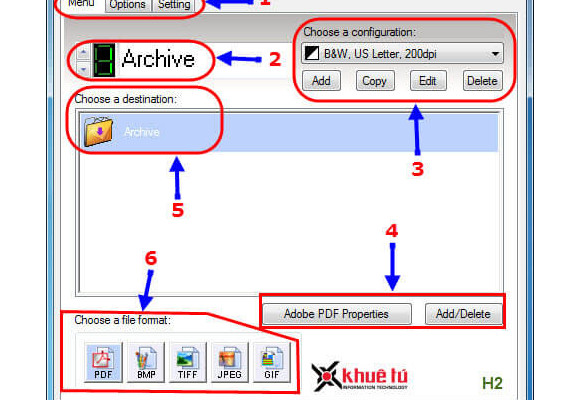 Máy scan Avision: Hướng dẫn sử dụng và thiết lập Button Manager để scan tài liệu