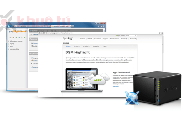 Hướng dẫn cấu hình dùng NAS Synology để host web