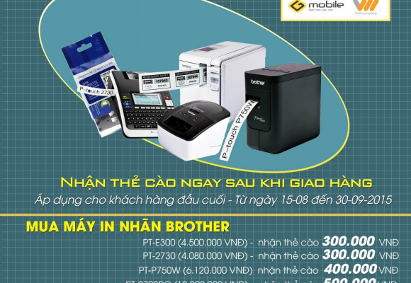 Mua máy in nhãn nhận ngay thẻ cào điện thoại