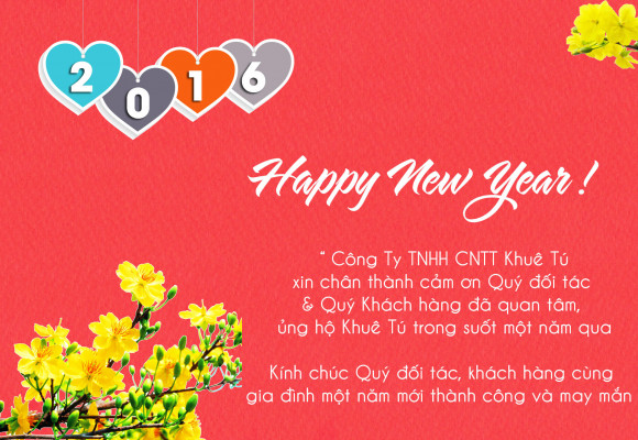 Khuê Tú thông báo nghỉ tết Bính Thân 2016