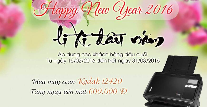 Nhanh tay nhận ngay lì xì với Kodak i2420 tại Khuê Tú