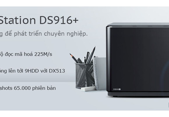Synology DS916+ hiệu suất cao, khả năng mở rộng linh hoạt