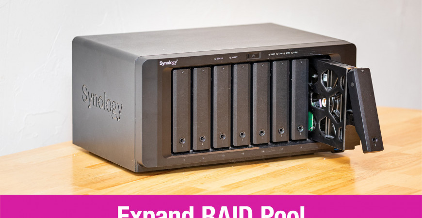 Rút ngắn thời gian mở rộng dung lượng trên NAS Synology