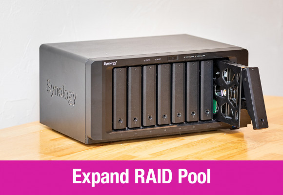 Rút ngắn thời gian mở rộng dung lượng trên NAS Synology