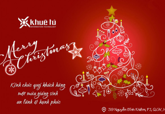 KHUÊ TÚ chúc mừng Giáng sinh an lành & Năm mới thành công