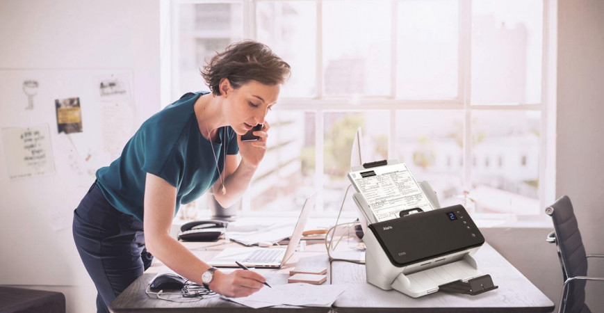Kodak E1025 & E1035: Máy scan giúp giải phóng mọi giấy tờ khỏi văn phòng và chia sẻ thông tin nhanh chóng