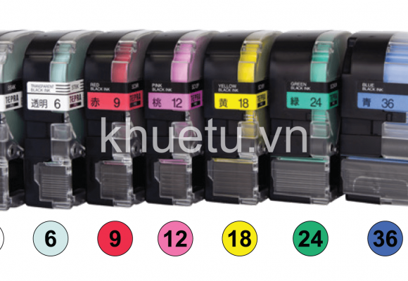KHUÊ TÚ hướng dẫn lựa chọn băng nhãn cho máy in nhãn Tepra PRO