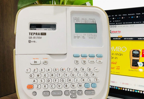 Tepra Pro SR-R170V, Máy in nhãn của Nhật cho thị trường Việt