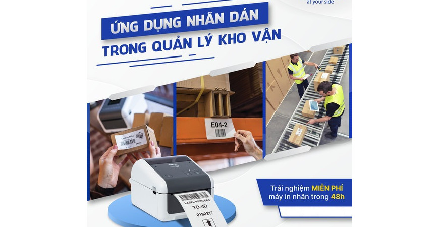 Ứng dụng nhãn dán trong quản lý kho vận - Logistic