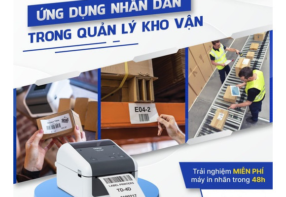 Ứng dụng nhãn dán trong quản lý kho vận - Logistic