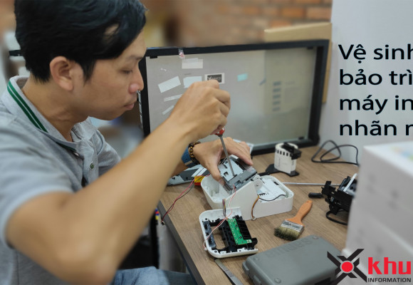 Hướng dẫn vệ sinh và bảo trì máy in nhãn mác đúng cách