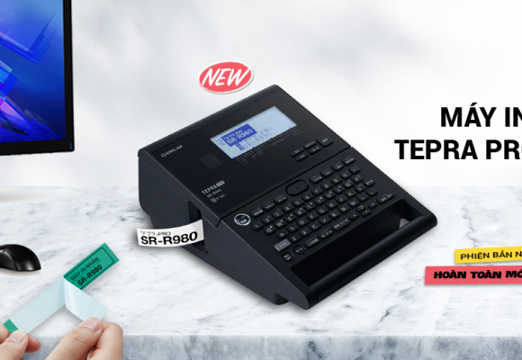 TEPRA PRO SR-980: Máy in nhãn mới với chất lượng in sắc nét vượt trội