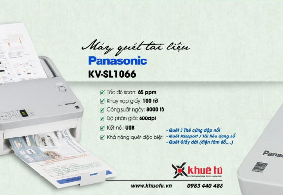 Máy scan Panasonic KV-SL1066 - Lựa chọn số 1 cho không gian văn phòng