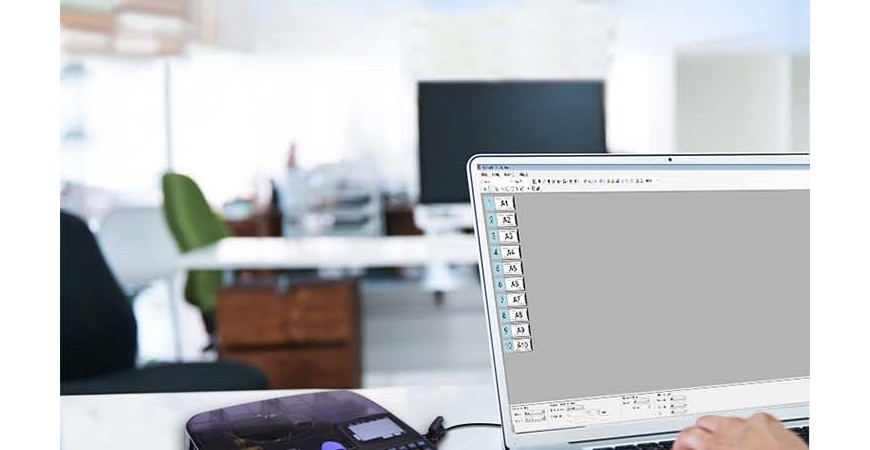 Máy in ống lồng, ống co nhiệt SUPVAN TP76E: di động, kết nối PC, in ống đường kính 2.5mm - 6mm