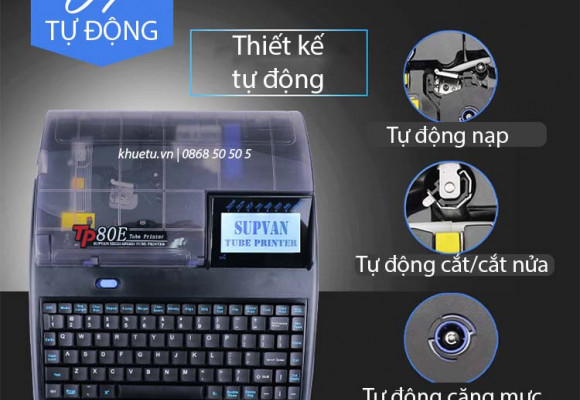 SUPVAN TP80E: Máy in ống thế hệ mới với 4 chức năng in 