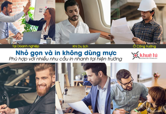 Thỏa sức in ấn mọi lúc mọi nơi với Máy In Khổ A4 Di Động M08F