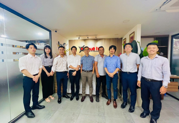 Đại diện ngành hàng Máy in nhãn của Brother Global thăm và làm việc tại Khuê Tú