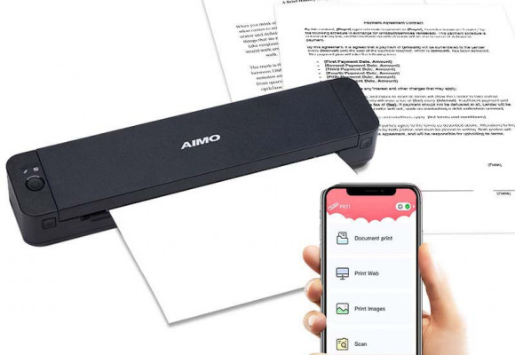 Máy in A4 di động P832 - Nhỏ gọn, in giấy A4 thường, kết nối không dây, dễ dàng mang theo