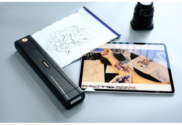 Máy in hình xăm M08E-WS - Phiên bản nâng cấp M08F với nhiều cải tiến vượt trội