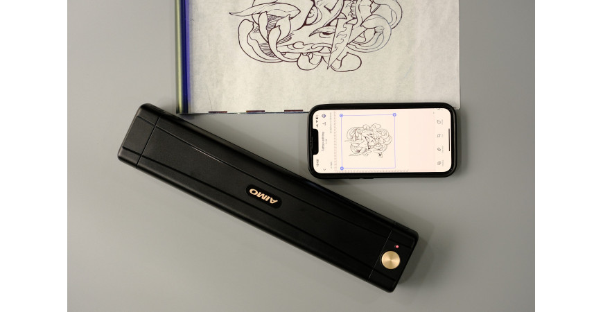 Thỏa sức sáng tạo với máy scan hình xăm M08E-WS