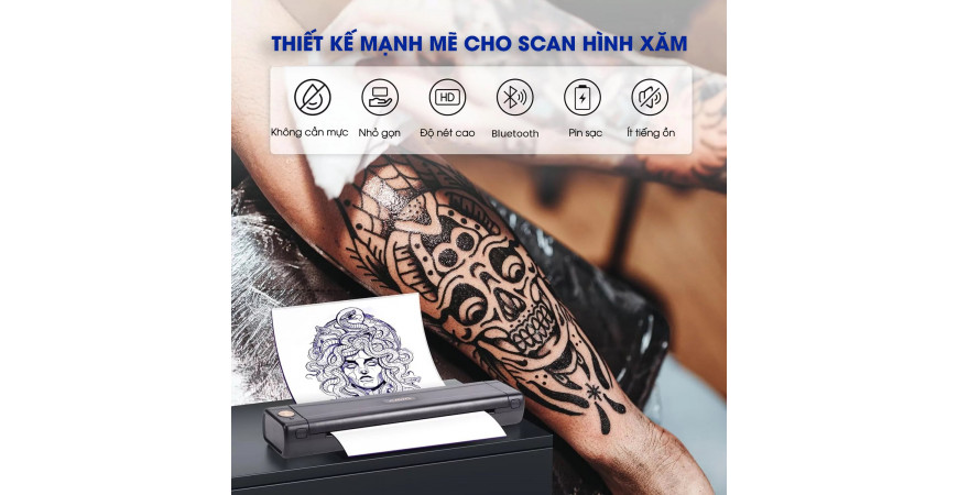 Máy Scan Hình Xăm AIMO M08E-WS: Công Cụ Hoàn Hảo Cho Nghệ Sĩ Xăm Hình Chuyên Nghiệp