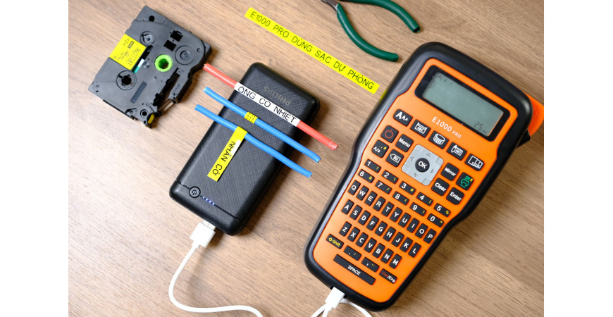 Giới thiệu máy in nhãn, in ống co nhiệt cầm tay E1000 Pro phiên bản 2025