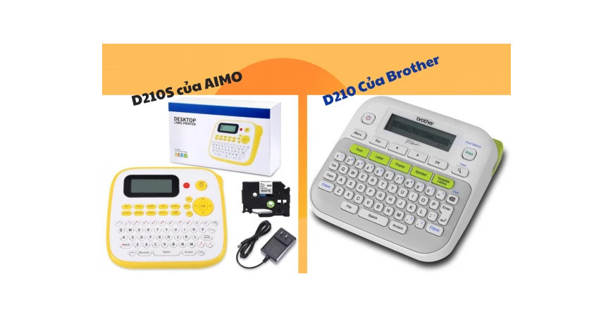 Máy In Nhãn D210 Của Brother Và D210S Của AIMO - Sản Phẩm Nào Nổi Trội Hơn ?