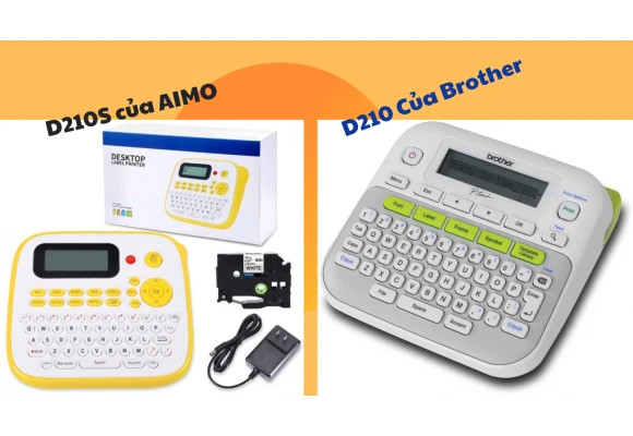 Máy In Nhãn D210 Của Brother Và D210S Của AIMO - Sản Phẩm Nào Nổi Trội Hơn ?